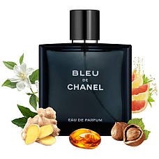 Чоловіча туалетна вода Chanel Bleu de Chanel Парфуми для чоловіків 100 мл, фото 4