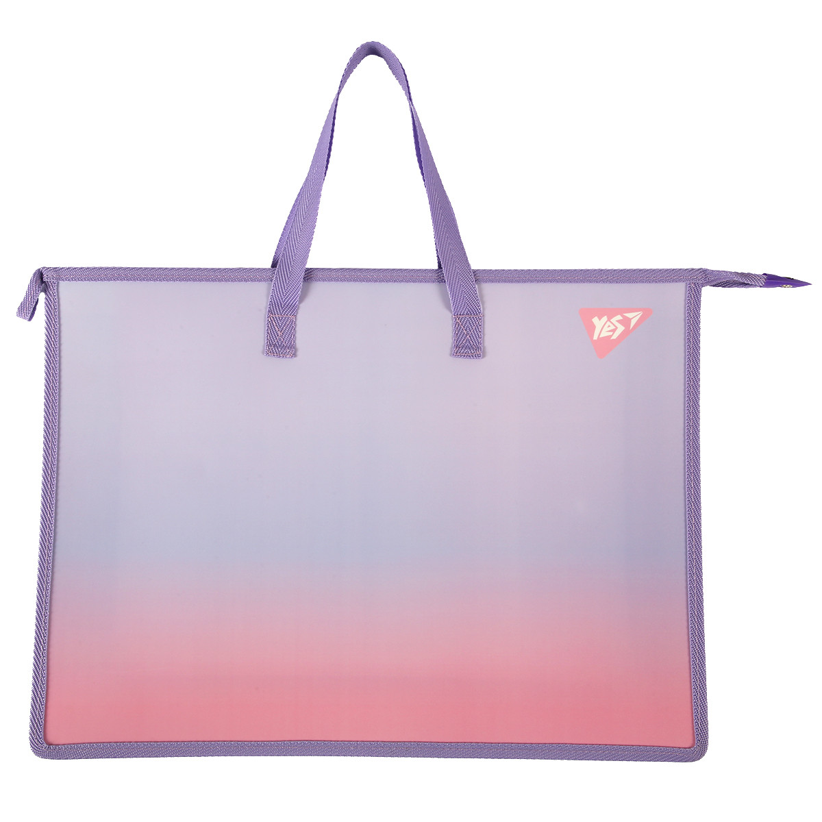 Папка-портфель Yes А3 Fusion з тканинними ручками, градієнт (492304), фото 1