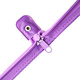 Папка-портфель Yes FC на блискавці з тканинними ручками Glamour (492312), фото 4