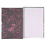 Блокнот YES А5 64 арк 7БЦ cпіраль Auto show. Honda клітинка (152014), фото 3