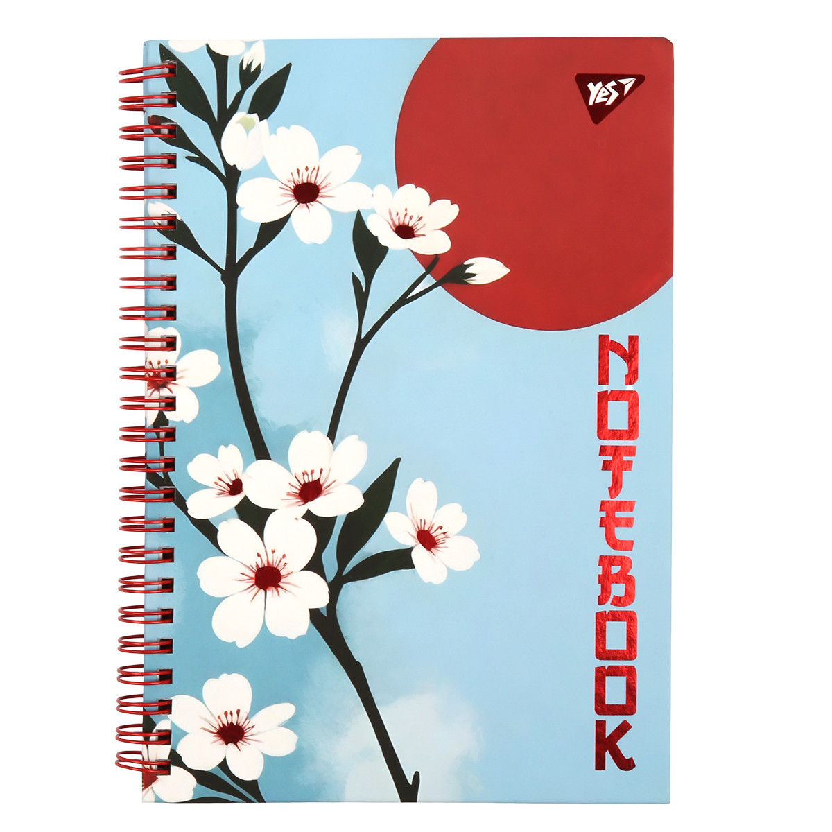 Блокнот YES А5 64 арк 7БЦ cпіраль Japan. Sakura лінія (152016), фото 1