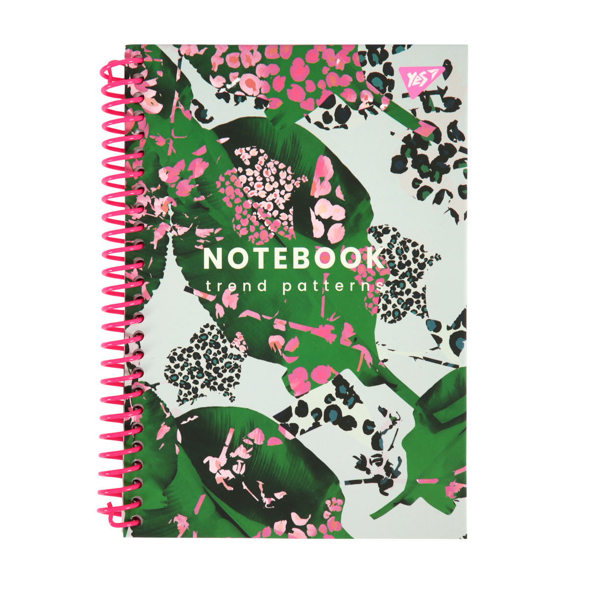 Блокнот YES А5 64 арк 7БЦ cпіраль Trend patterns лінія (152017), фото 1