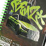 Блокнот YES А5 96 арк 7БЦ cпіраль Auto show. Mercedes клітинка (152019), фото 2