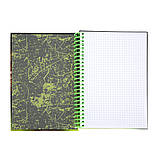 Блокнот YES А5 96 арк 7БЦ cпіраль Auto show. Mercedes клітинка (152019), фото 3