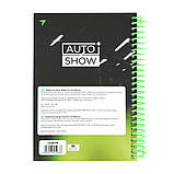 Блокнот YES А5 96 арк 7БЦ cпіраль Auto show. Mercedes клітинка (152019), фото 4