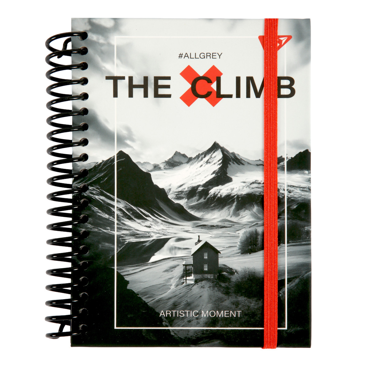 Блокнот YES А6 64 арк 7БЦ cпіраль Artistic moment клітинка (152025), фото 1