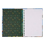 Блокнот YES А6 64 арк 7БЦ cпіраль Ukrainian notebook клітинка (152027), фото 3