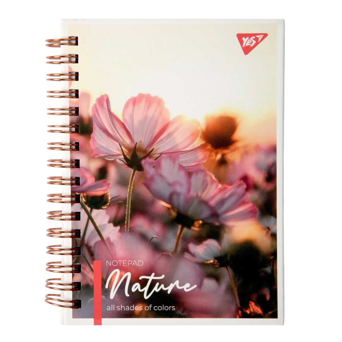 Блокнот YES А6 64 арк 7БЦ cпіраль Nature крапки (152030), фото 1