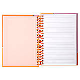 Блокнот YES А6 64 арк 7БЦ cпіраль Dreams come true лінія (152032), фото 3