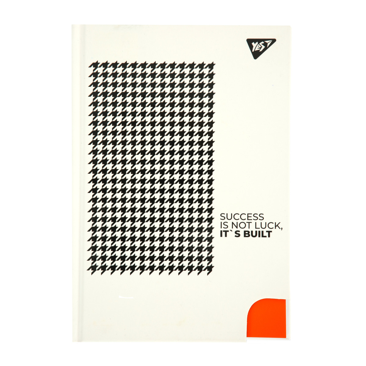 Блокнот YES А5 64 арк 7БЦ Success is built. White лінія (152049), фото 1