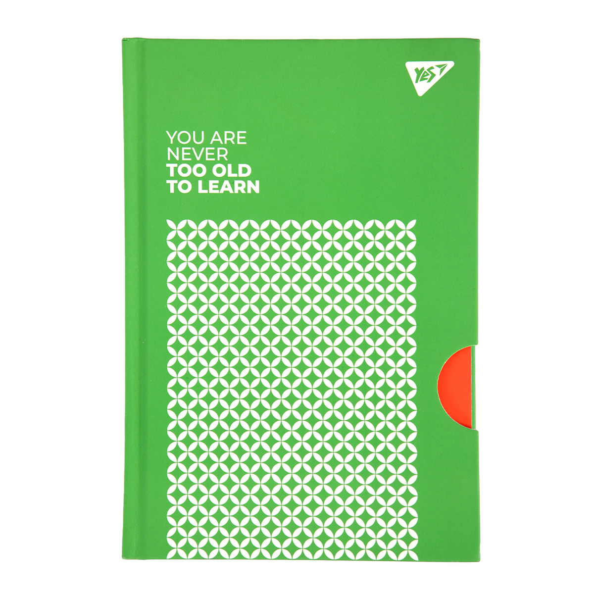 Блокнот YES А5 96 арк 7БЦ Success is built. Green клітинка (152053), фото 1