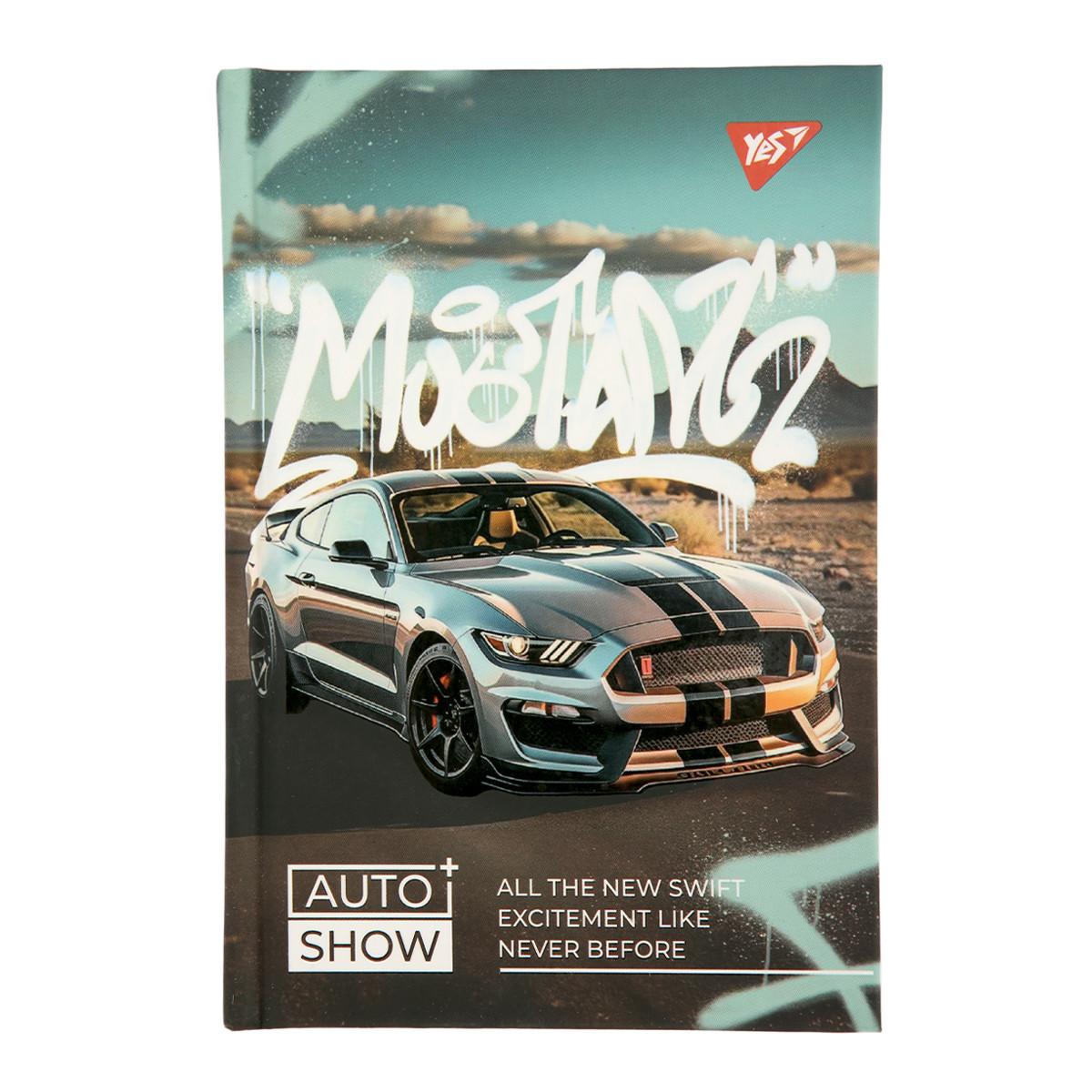 Блокнот YES А6 64 арк 7БЦ Auto show. Ford клітинка (152060), фото 1