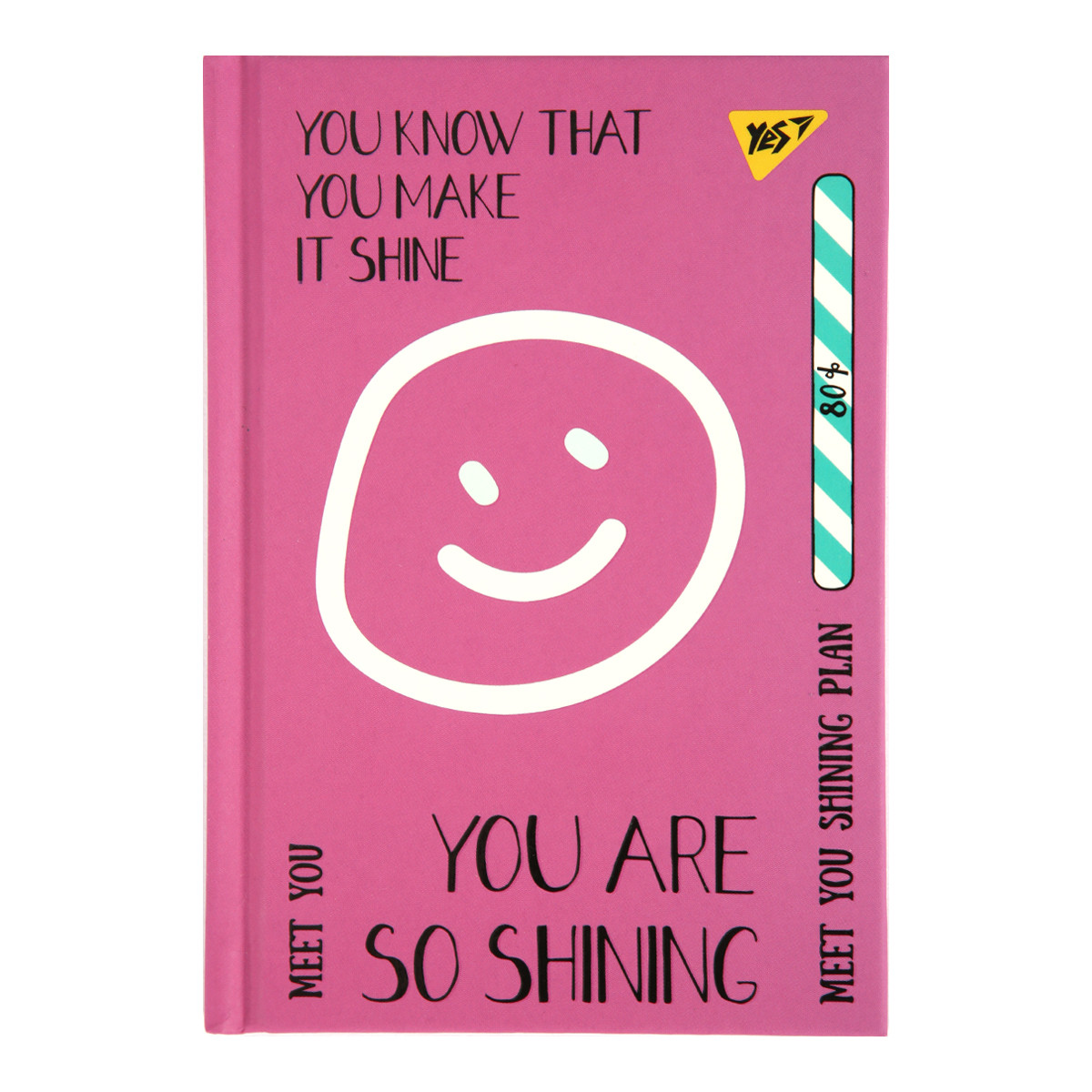 Блокнот YES А6 64 арк 7БЦ Smile лінія (152065), фото 1