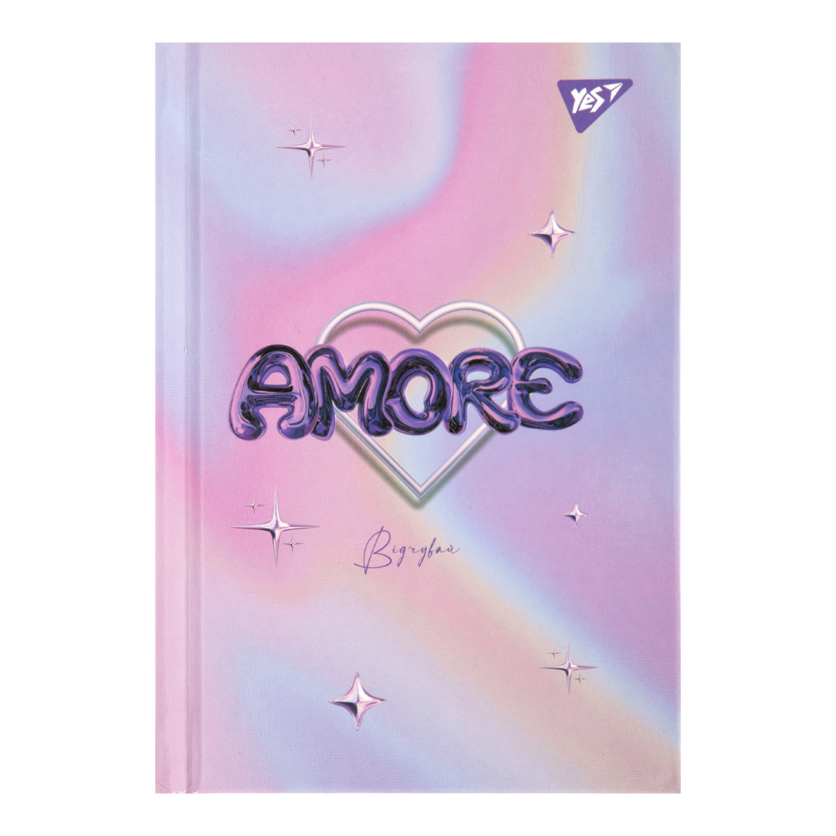 Блокнот YES А6 64 арк 7БЦ Amore клітинка (152067), фото 1