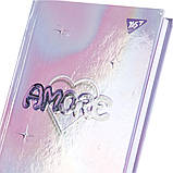 Блокнот YES А6 64 арк 7БЦ Amore клітинка (152067), фото 2