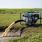 Бензинова мотопомпа 4,8 кВт, NPO БУР 25-45 / Агрегат мотонасосний / Насос для брудної води, фото 2