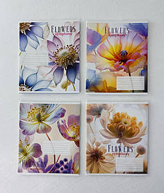 Зошит 48 аркушів у клітинку "Квиткова симфонія" (160) Поліграфіст