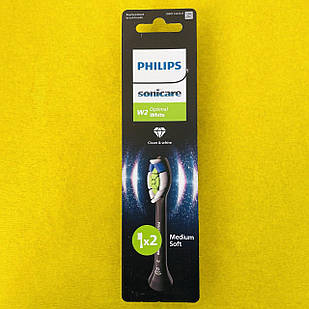 Насадки для зубної щітки Philips Sonicare W2 Optimal White BLACK 2