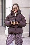 Жіночий стильний пуховик у стилі оверсайз, фото 7