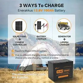 Акумулятори LiFePo4, контролери, комплектуючі 