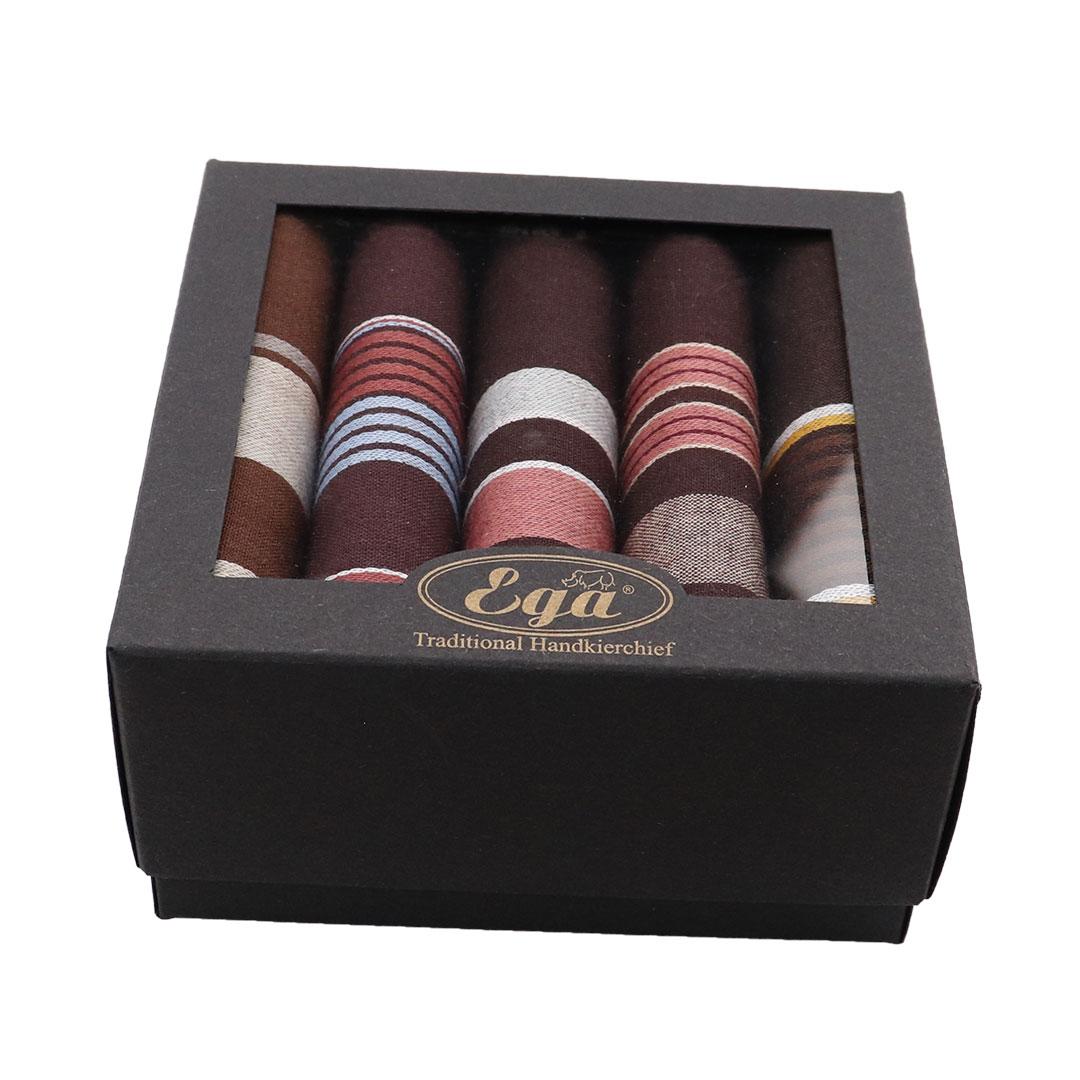 Носові хустки для чоловіків коробці EGA CH-943/5 5 шт, фото 1