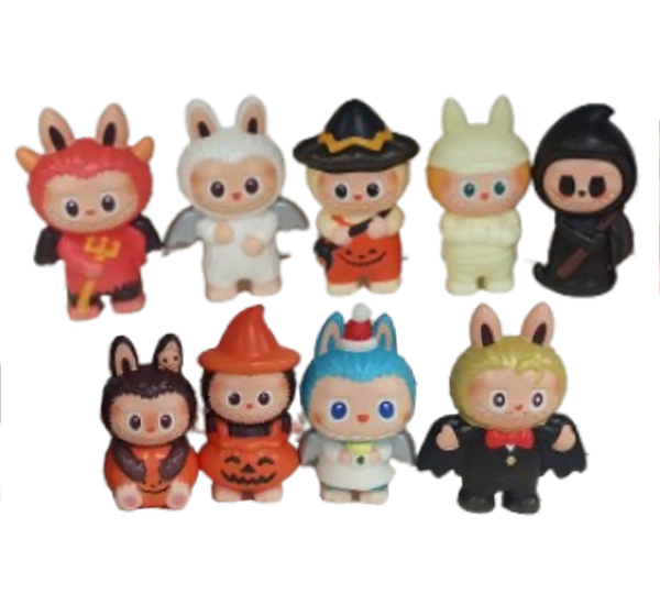 🧡Іграшка антистрес Лабубу Хелловін міні, упаковка 12шт. мікс видів Labubu Halloween Mini, фото 1