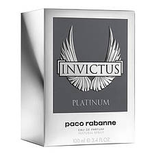 Парфумована вода для чоловіків Paco Rabanne Invictus platinum Духи 100мл, фото 5