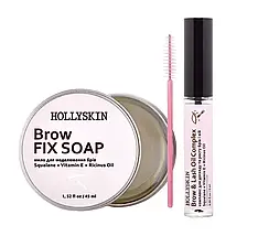 Набір мило та комплекс для догляду та росту брів Hollyskin Mystery Glance (0061h)