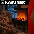 Електричний камін, обігрівач, ефект вогню KAMINER EMBEGO 2000 Вт 26400, фото 8