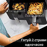 Мультипіч 12 л 4200 Вт Німеччина з 2 контейнерами / Безоливна аерофритюрниця/Аерогриль Два тени, фото 2