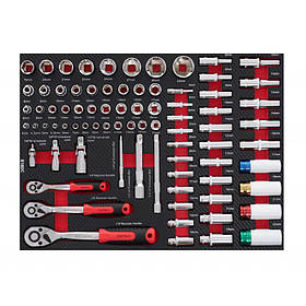 Сервісна шафа з набором інструментів 299 ел. Kraft&Dele KD1068 шафа для майстерень