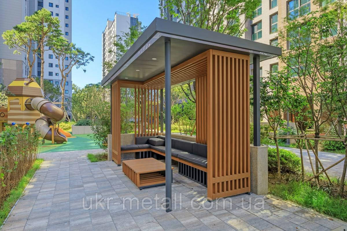 Сучасна паркувальна альтанка, фото 1