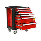 Сервісна шафа з набором інструментів 263 ел. Kraft Dele KD361 шафа для майстерень, фото 3