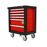 Сервісна шафа з набором інструментів 263 ел. Kraft Dele KD361 шафа для майстерень, фото 4