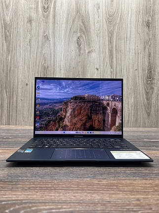 Компактний ноутбук Asus ZenBook Q409Z 14" 2.8к OLED|Intel core i5-1240P|DDR5-8GB|SSD-512|Iris Xe, фото 1