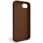 Чохол Silicone Full Cover для Apple iPhone 16e Dark Brown, фото 2