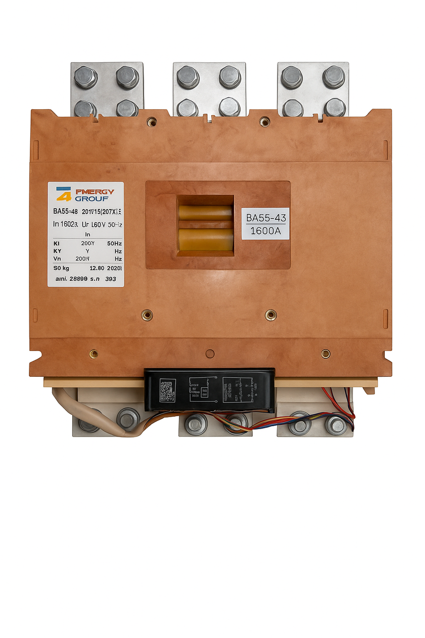 Вимикач ВА55-43 344710 1600А стаціонарний, ручний привод, фото 1
