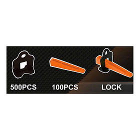 Основа svp 600 шт. Kraft&Dele KD10778 свп для укладання плитки