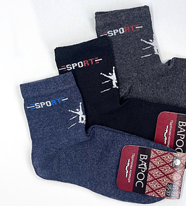 Шкарпетки підліткові чоловічі стрейч Jump Sport 21-23 р. (12 пар!) (Демісезонні) Варос