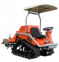 Трактор на гусеницях GRUNWELT GW FT-120 + фреза
