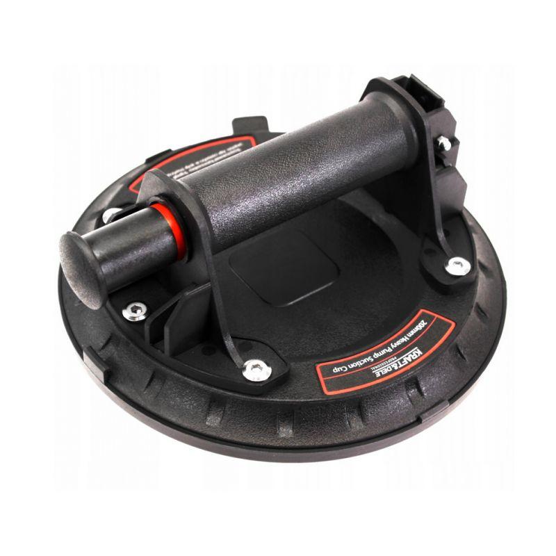 Присоска з вакуумним фіксатором 200 мм 150 кг Kraft&Dele KD10790 вакуумна монтажна присоска, фото 1