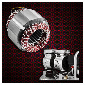 Безмасляний двопоршневий компресор 24 л 1200 Вт Kraft&Dele KD1395 безмасляний компресор