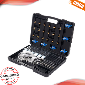 Прилад для тестування форсунок 30 ел. Kraft&Dele KD10698 тестер переливу дизельних форсунок