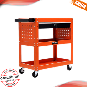 Пересувний візок автослюсаря інструментальний 68x37x25 см Kraft&Dele KD366 візок інструментальний
