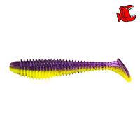 Силікон Big Bite Baits Pro Swimmer 3.8" #Purple Glitter/Opaque Chart