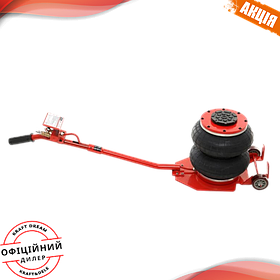 Домкрат для автомобіля пневматичний 2 Т Kraft&Dele KD368 пневматичний домкрат сніговик