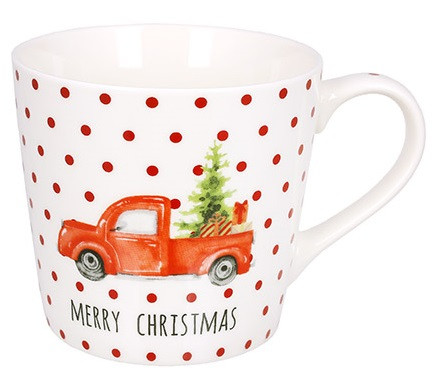 Кружка порцелянова Merry Christmas в подарунковій упаковці, фото 1