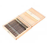 Свердла перо по дереву набір 13 шт, 150 мм Kraft&Dele KD10549 пера по дереву у наборі, фото 2