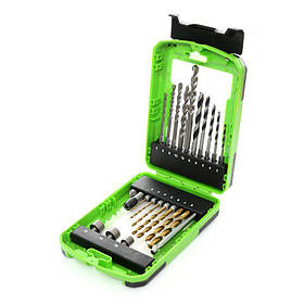 Свердла для свердління твердих матеріалів 24 шт Kraft&Dele KD986 твердосплавні свердла для металу