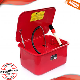 Установка для миття деталей електрична 13 л 13л Kraft Dele KD424 електрична мийка деталей в сто